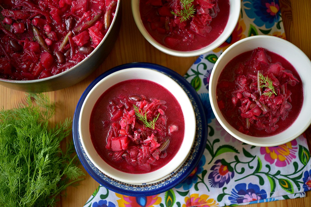 Polish Beet Soup {Barszcz Ukraiński} - Polish Your Kitchen